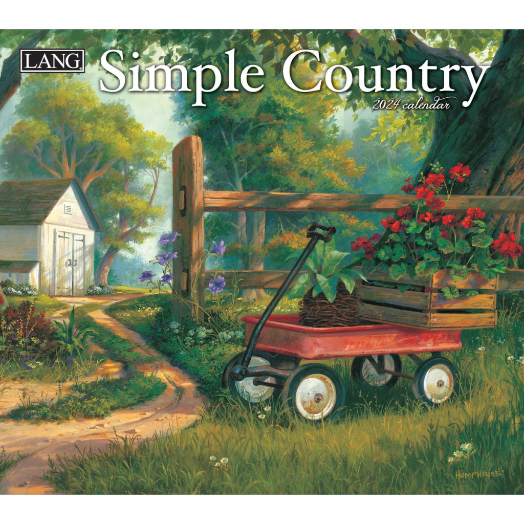 Simple Country 2024 Calendar Kelly's Flowers & Gift Boutique