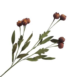Fall Spray Poppy Pod-Rust Brown