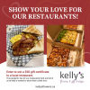 Show your Love for our Restaurants